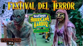 Festival del Terror en Hurricane Harbor Oaxtepec 2024  Atracciones y Zona de Espantos [upl. by Bryce]