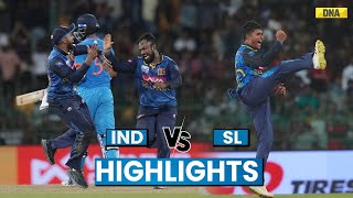 IND Vs SL Highlights 2nd ODI Rohit Sharma Fifty In Vain Sri Lanka Beat India By 32 Runs I Cricket [upl. by Kussell]