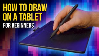 How to Use a DRAWING TABLET for Beginners 🖍️ [upl. by Sherburne]