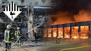 LithiumIon Batteries Spark Fire Station Disaster Germany [upl. by Ennirok]