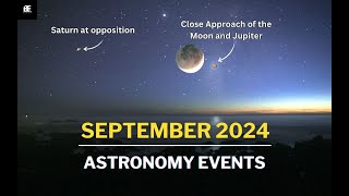 September 2024 Sky Guide MustSee Astronomical Events [upl. by Freberg]