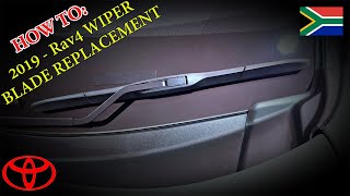 2019 up Rav 4 Wiper Blade Replacement  How To [upl. by Jdavie]