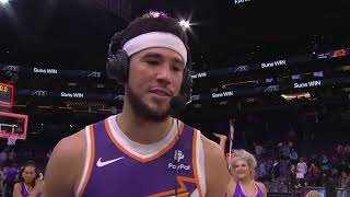 No ceiling for us 🗣️ Devin Booker focused on the little things in Bradley Beals return [upl. by Webb707]