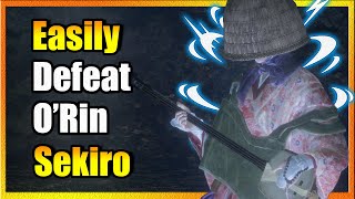 SEKIRO BOSS GUIDE  How To Easily Kill ORin Of Water  Sekiro Shadows Die Twice [upl. by Alakam]