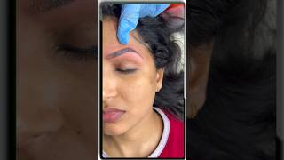 part 4 Microblading brows 😍 💥 trending beautyinstitute leoaesthetics viralvideo [upl. by Llennoc]