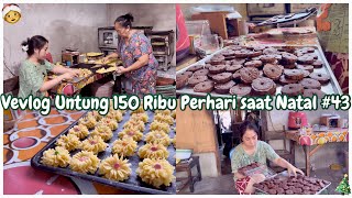 VVLOG DESA  Banjir Kue Kering Natal Untung 150 ribu dalam Sehari Slow Living💚 [upl. by Astred]