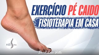 EXERCÍCIO de TAPPING TIBIAL NEUROPRAXIA do NERVO FIBULAR COMUM PÉ CAÍDO  Dr Robson Sitta [upl. by Ardnohsed]