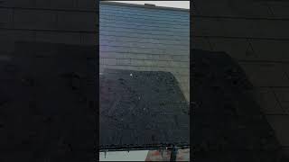 Composite Slate Tile Roof Clean satisfying cleaning jetwashing [upl. by Averell]