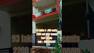 93 lakhs 3400 cents 2200 sqt East facing near konam Nagercoil Kanyakumari 8056301281 [upl. by Adnawt]