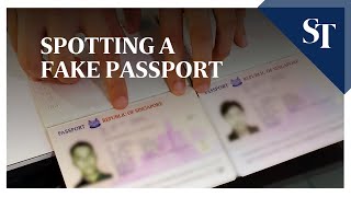 Spotting a fake passport [upl. by Devora]