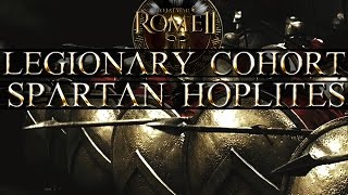 Total War Rome II Testing Swords  Spartan Hoplites vs Legionary Cohort [upl. by Damek]