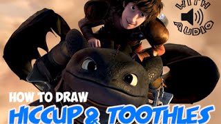 How to Draw Toothless  How to Train Your Dragon [upl. by Ready]