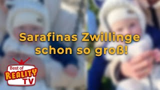 Zuckersüße Party Sarafina Wollnys Zwillinge wurden getauft [upl. by Tymon]