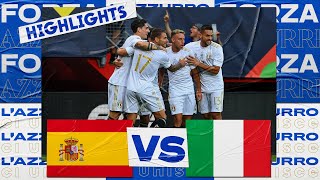 Highlights SpagnaItalia 21  Nations League Finals [upl. by Lefton91]