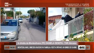 Montesilvano omicidiosuicidio in famiglia  Ore 14 del 15102021 [upl. by Htebasyle]