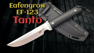 Eafengrow Traditional Tanto Inspired Blade Nice Looking Budget Fixed Blade with all the Fixins [upl. by Ardnauqal981]