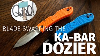 How To Blade swapping the KaBar Dozier [upl. by Norraf]