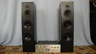 Infinity Reference 81 mk2  Kenwood KA9100 [upl. by Naejamron754]