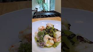 Shrimp recipes with Celtuce food [upl. by Ettenuj843]