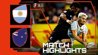 WHAT A FINAL  Argentina v New Zealand  HSBC Singapore Rugby Sevens 2023 [upl. by Charlot]