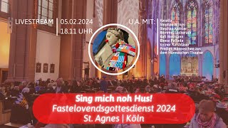 Karneval 2024 Kasalla Stefan Brings Bömmel Lückerath uvm  Fastelovendsgottesdienst St Agnes [upl. by Yllil264]