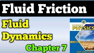 Fluid dynamics and fluid friction chapter 7 class 11 New physics book  unit 7 fluid dynamics [upl. by Bern]