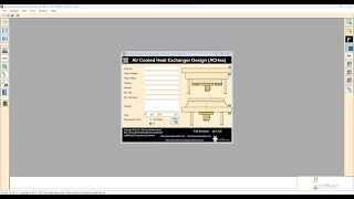 Air cooled heat exchanger design software  Example 3 condensing service steam  Air heat exchanger [upl. by Zerelda]