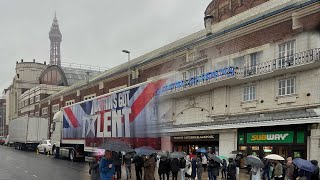 Rainy Blackpool Britains Got Talent in Town [upl. by Dumm]