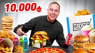 10000 CALORIES Challenge ULTIMATE Cheat Day [upl. by Ingram]