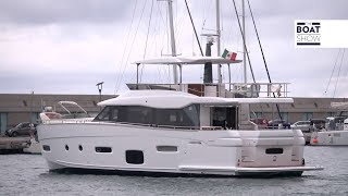 ENG AZIMUT MAGELLANO 66  4K Full Review The Boat Show [upl. by Dionne]