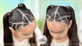 3 Peinados Para Cabello Corto De Niñas Faciles  Peinados Faciles Rapidos Y Bonitos Para La Escuela [upl. by Alpheus]