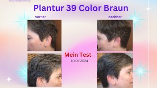 Plantur 39 Color Braun mein Test  Teil 1 [upl. by Enilehcim]