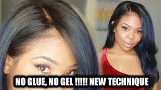 SALON SECRETS Glueless LACE FRONT WIG Technique  WOWAFRICAN [upl. by Llenrub672]