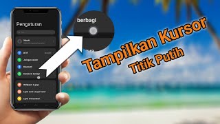 Cara Menampilkan Titik Putih Efek Ketukan Layar  Oppo A74 5G [upl. by Aihsercal]