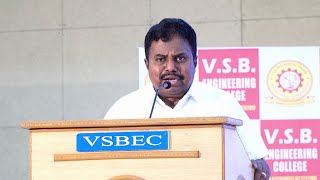 Freshers Induction Program Day 4  07102024  ThiruAPari IPS  VSB Engineering College [upl. by Rolfston]