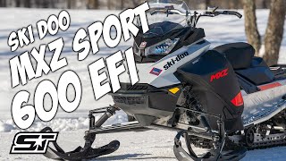 2021 Ski Doo MXZ 600 Sport FULL Snowmobile Review [upl. by Hallsy]