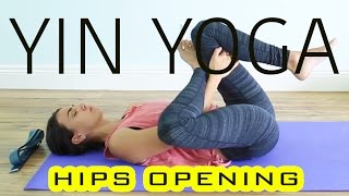 Yin Yoga For Tight Hips amp Glutes  Deep Hip Stretching Yoga Flow  Gayatri Yoga [upl. by Hirz]