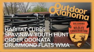 Outdoor Oklahoma 4817 Habitat cubes Spavinaw Youth Hunt Field Notes Drummond Flats [upl. by Eirojam]