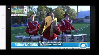 When a cymbal player gives the death stare to the Today Show staff [upl. by Bennink]