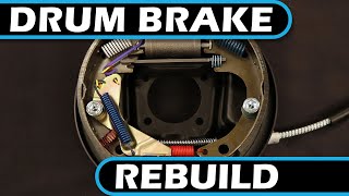 How to  Assemble Drum Brakes [upl. by Annaeerb267]