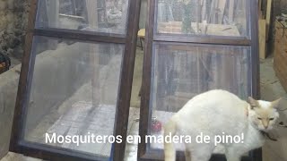 Cómo se hace un mosquitero de madera 🇲🇽 [upl. by Fadiman]