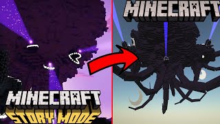 Minecraft Story Mode  Wither Storm Formidi Bomb Scene ReCreated [upl. by Fania339]