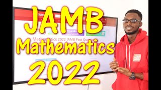 JAMB CBT Mathematics 2022 Past Questions 1  20 [upl. by Arutak]