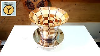 Woodturning Segmented Vase [upl. by Ayaj]