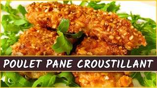 Recette du poulet pané croustillant [upl. by Odlanir339]