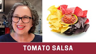 How to Make Restaurant Style Recipe Tutorial Roasted Tomato Salsa  The Frugal Chef [upl. by Metsky]