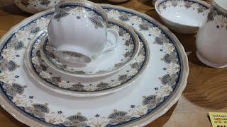 Ghar ka saman crockery shop Youtube chainnal Hyderabad 83pc JAPAN Golden Dinner Set 15000 fixed [upl. by Yenetruoc]