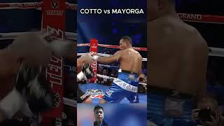 Cotto vs mayorga the cocky boxer surender after solid opponent rounds by cottoboxing shorts [upl. by Nnylyaj699]