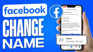 How To Change A Facebook Page Name  Full Tutorial [upl. by Nogam]