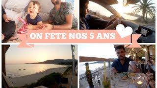 VLOG on fête nos 5 ans ❤️😍 [upl. by Pattie]